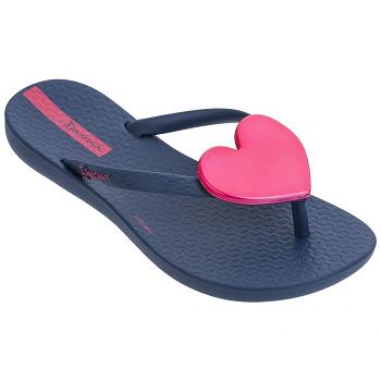 Ipanema Slippers Kinderen Maxi Heart Donkerblauw Roze FZ0841925 Belgie